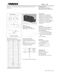 ND431425 Datasheet Copertura