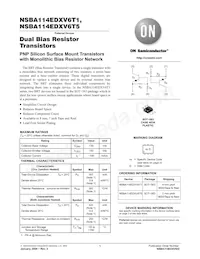 NSBA143ZDXV6T5G Datenblatt Cover