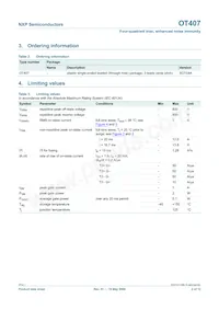 OT407 Datasheet Pagina 2