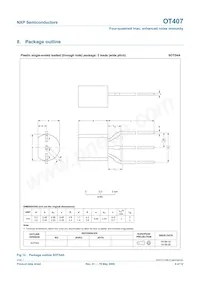 OT407 Datasheet Pagina 9