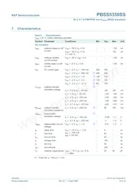 PBSS5350SS Datasheet Pagina 6