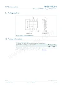 PBSS5350SS Datasheet Pagina 10