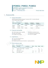 PUMD2/DG/B3 Datasheet Pagina 2