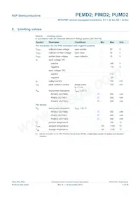 PUMD2/DG/B3 Datasheet Pagina 4