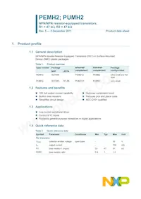 PUMH2/DG/B3 Datasheet Pagina 2