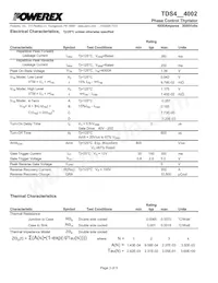 TDS4264002DH Datasheet Page 3