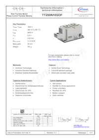 TT280N16SOFHPSA1數據表 封面