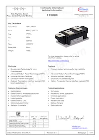 TT500N18KOFHPSA2 Datasheet Cover