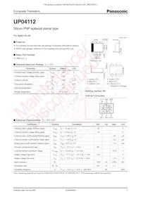 UP0411200L Datasheet Copertura