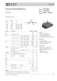 VCD105-18IO7 Datenblatt Cover