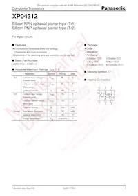 XP0431200L Datasheet Copertura