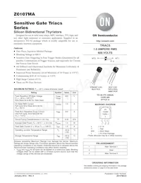 Z0107MARLRPG Datasheet Copertura