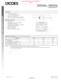 1N4761A-T Datasheet Copertura