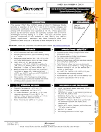 1N821A Datasheet Cover