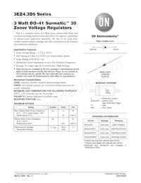 3EZ8.2D5RLG Datasheet Cover