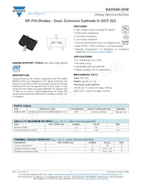 BAR64V-05W-E3-08 Datasheet Copertura