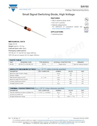 BAY80-TR Datasheet Cover