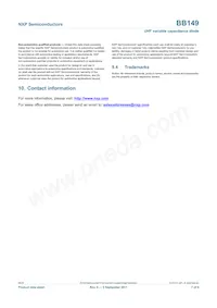 BB149 Datasheet Page 7