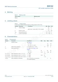 BB182 Datasheet Page 2