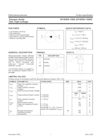 BY459X-1500S Datasheet Copertura