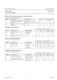 BYM359X-1500 Datasheet Page 2