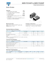 BZD17C200P-E3-08 Datenblatt Cover