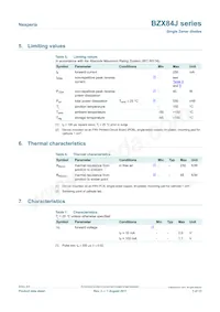 BZX84J-C5V1/DG/B2 Datasheet Pagina 3