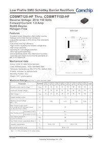 CDBMT180-HF Datasheet Cover