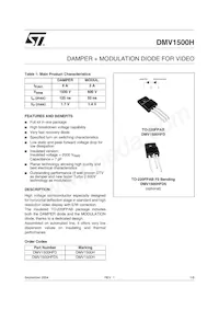 DMV1500HFD5 Datasheet Cover