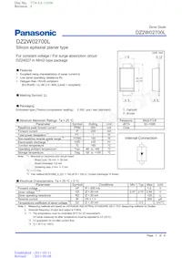 DZ2W02700L Datasheet Cover