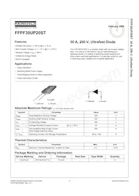 FFPF30UP20STTU Datasheet Copertura