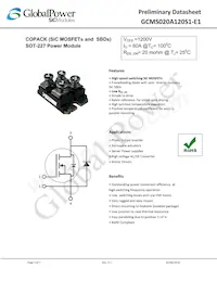 GCMS020A120S1-E1 Datenblatt Cover