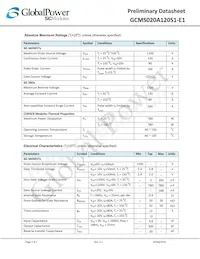 GCMS020A120S1-E1 Datasheet Page 2