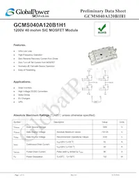 GCMS040A120B1H1數據表 封面