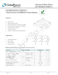 GCMS040A120B3C1數據表 封面