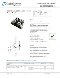 GHIS060A120S1-E1 Datasheet Copertura