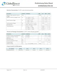 GHXS050A170S-D3 Datasheet Pagina 2