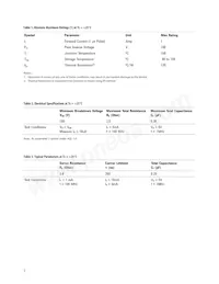 HSMP-389Z-TR1G Datasheet Pagina 2