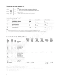 HSMS-2800-TR1 Datasheet Pagina 2