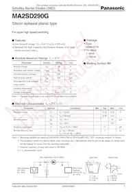 MA2SD290GL數據表 封面