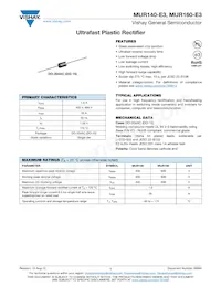 MUR160-E3/54 Datasheet Copertura