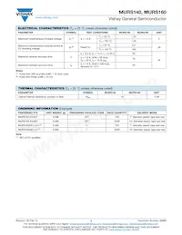 MURS140HE3/52T Datasheet Pagina 2