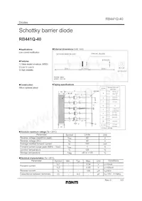 RB441Q-40T-72 Datasheet Copertura