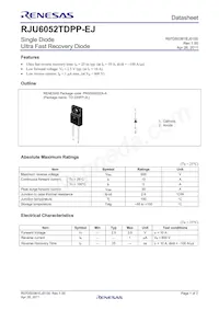 RJU6052TDPP-EJ#T2 Datasheet Copertura