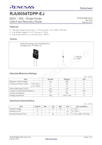 RJU6054TDPP-EJ#T2 Datasheet Copertura