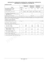 SURS360DT3G Datasheet Pagina 2