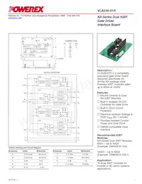 VLA536-01R Datasheet Cover