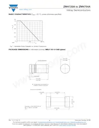 ZM4763A-GS08 Datasheet Page 3
