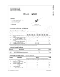 1N5400 Datenblatt Cover