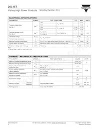 20L15T Datasheet Pagina 2